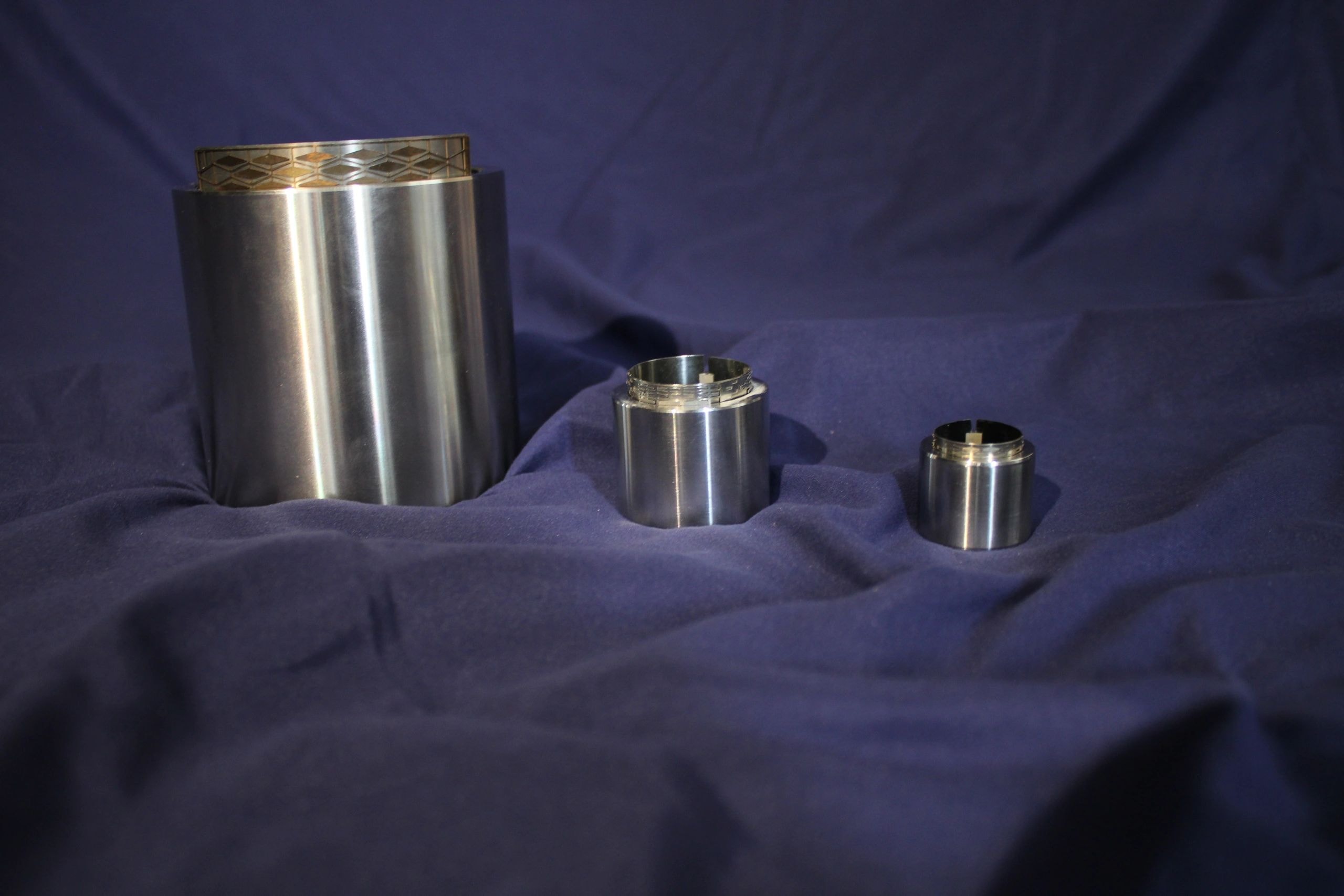 Advanced state-of-the-art foil bearings with visible springs